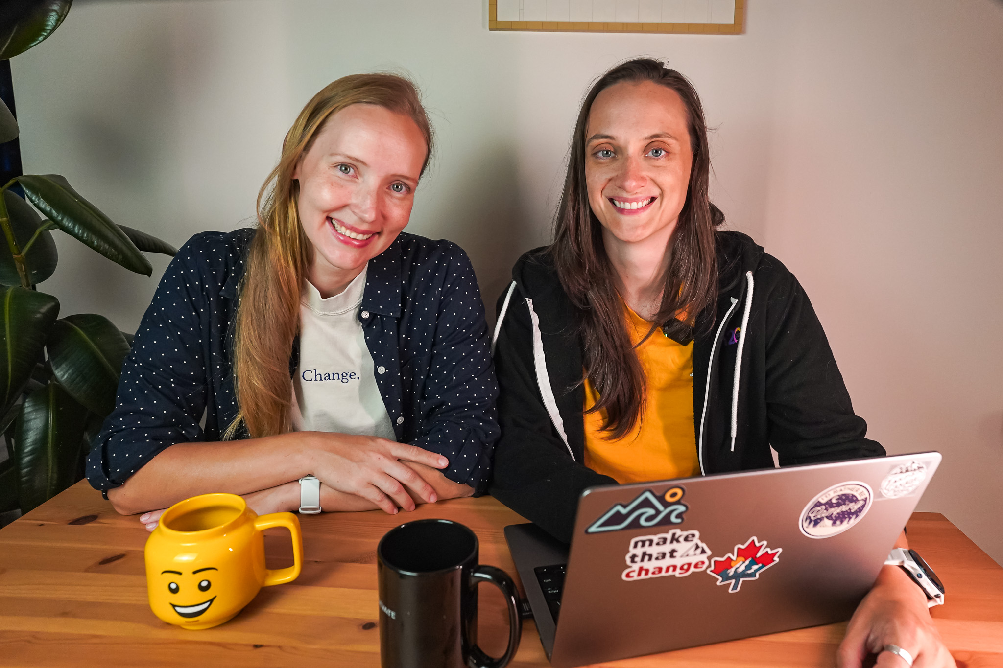 Anna and Anastasia - Make That Change founders